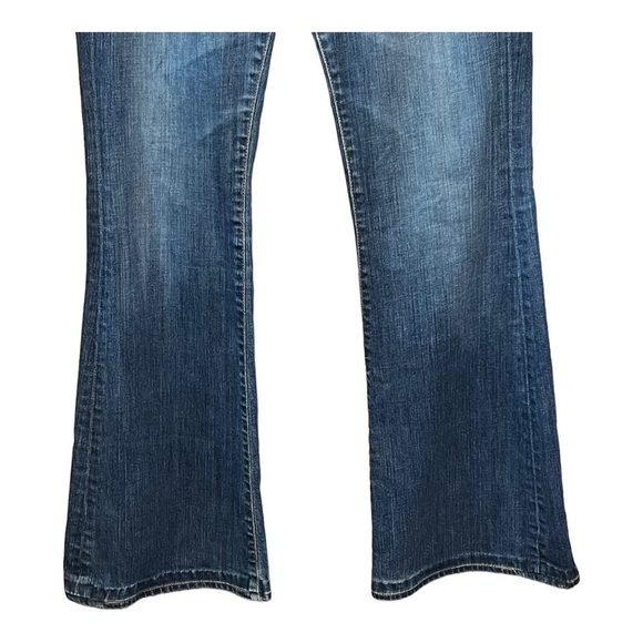 Adriano Goldschmied Belle Bottom Jeans Wide Leg Flare Stretch Denim Boho Hippie - Picture 5 of 10